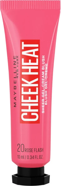 Blush krem-gel për femra Maybelline Cheek Heat Rose Flash 20, 10ml