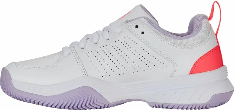 Atlete për femra K-Swiss, të bardha dhe vjollcë