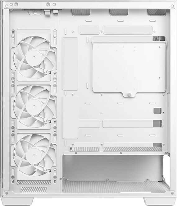 Kasë Deepcool CG580 4F V2, Midi Tower, xham i temperuar, RGB, e bardhë