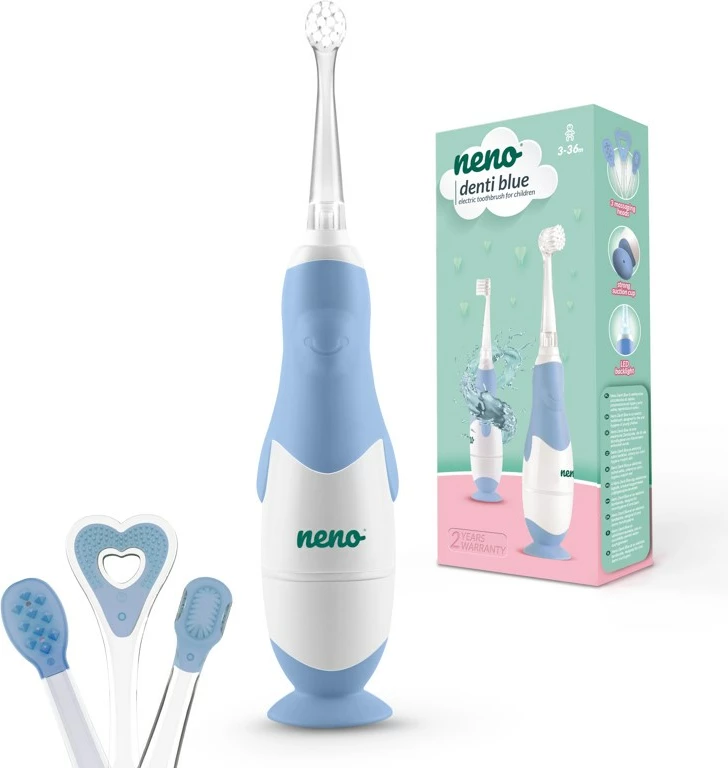 Furçë dhëmbësh elektronike neno Denti Blue për fëmijë, Blu
