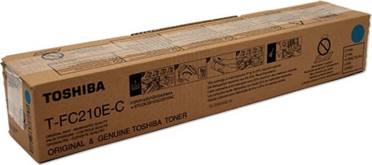 Toner Toshiba T-FC210EC (6AJ00000159/6AJ00000268) rendiment deri 24,000 faqe origjinal Cyan
