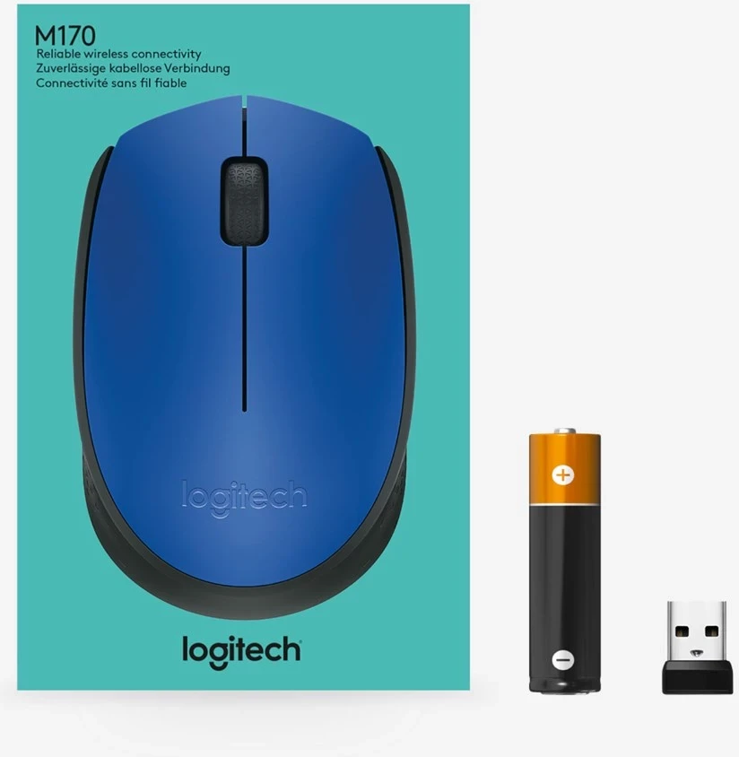 Maus pa tel Logitech M170, blu