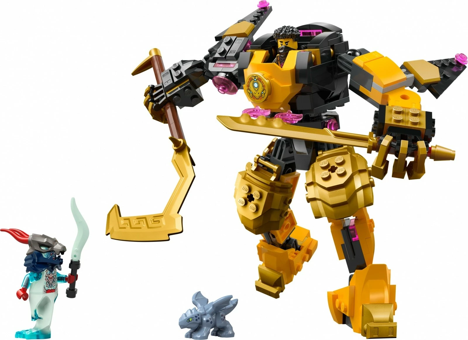Set LEGO Ninjago Spinjitzu Battle Mech Arina 71839, 213 pjesë, për fëmijë, Plastikë
