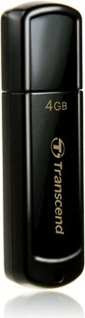 USB Transcend JetFlash 350 4GB, USB 2.0, e zezë