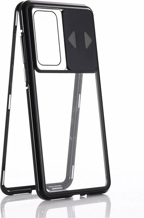Mbështjellës Wozinsky Magnetic Cam Slider Case për Huawei P40, Full Body Cover, i zi
