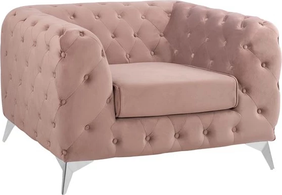 Fotelje Albert, ngjyrë rozë e zbehtë, FH3130.05, 120x88x74 cm