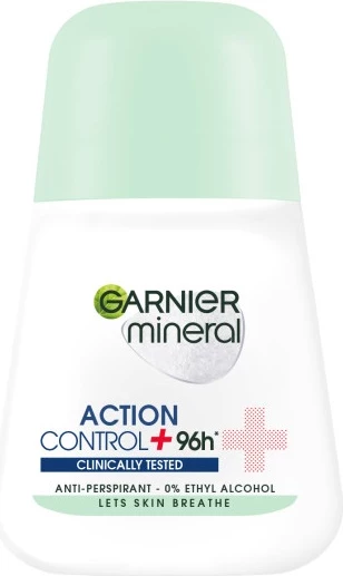 Deodorant roll-on për femra Garnier Mineral Action Control+ Clinically Tested 50ml