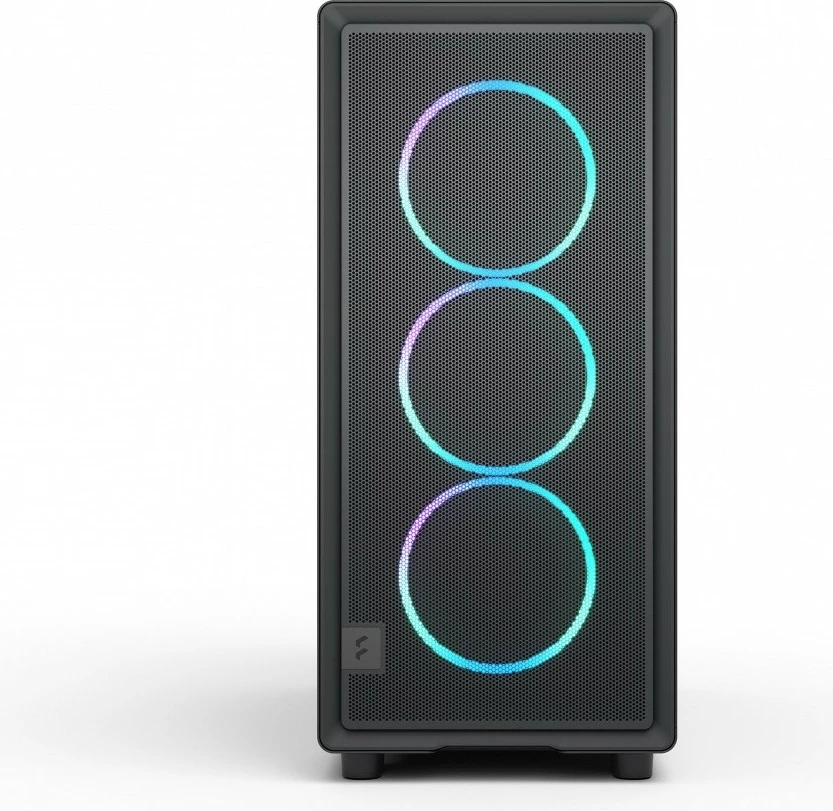 Kasë Fractal Design Epoch Black TG RGB Light Tint, Midi Tower, ATX, RGB, E zezë