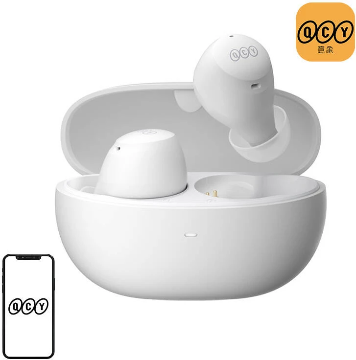 Kufje pa tela QCY HT07 ArcBuds, ANC, TWS, të bardha