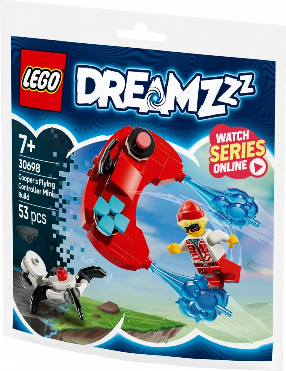 Set LEGO DREAMZzz Flying Controller Cooper 30698, 53 pjesë, plastikë