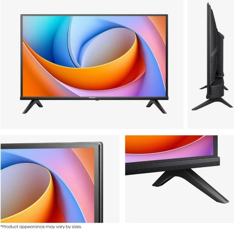 Televizor LED Smart Hisense 32A4Q 32" HD Ready HDR10 Wi‑Fi DVB‑T2/S2/C 60 Hz