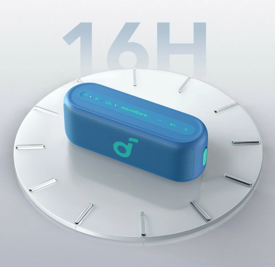 Altoparlant Bluetooth Anker Soundcore Select 2S, 20W, 16 orë, Blu