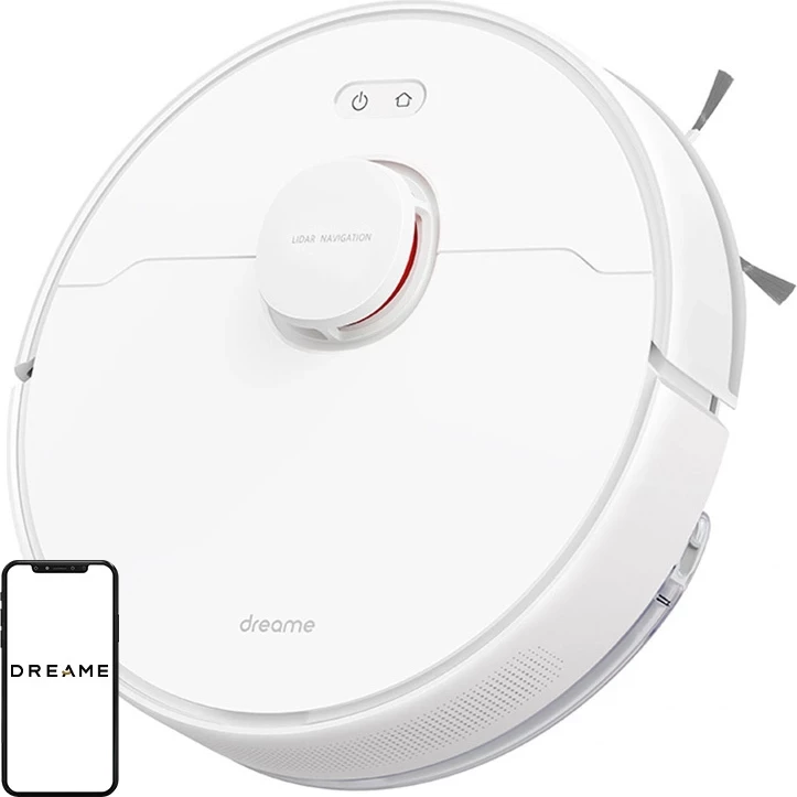 Robot fshirës, Dreame, F9 Pro RLF22GA, 2500 Pa, 3200 mAh, 0.57 L + 0.23 L, i bardhë