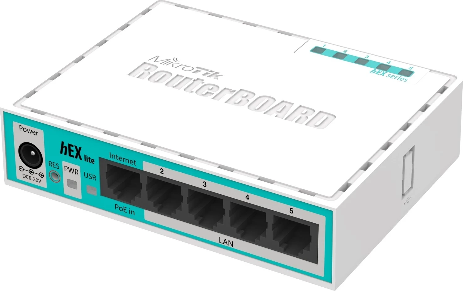 Ruter MikroTik RB750r2 hEX lite, 5x RJ45