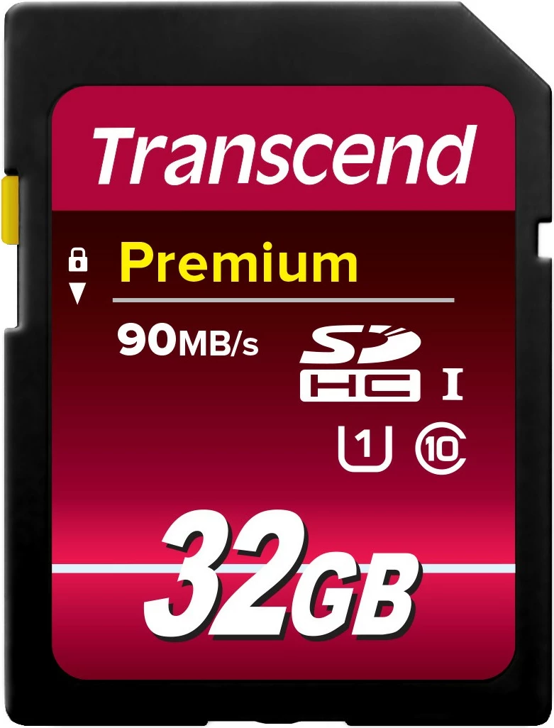 Kartelë SD Transcend 32GB SDHC Class 10 UHS-I, e zezë