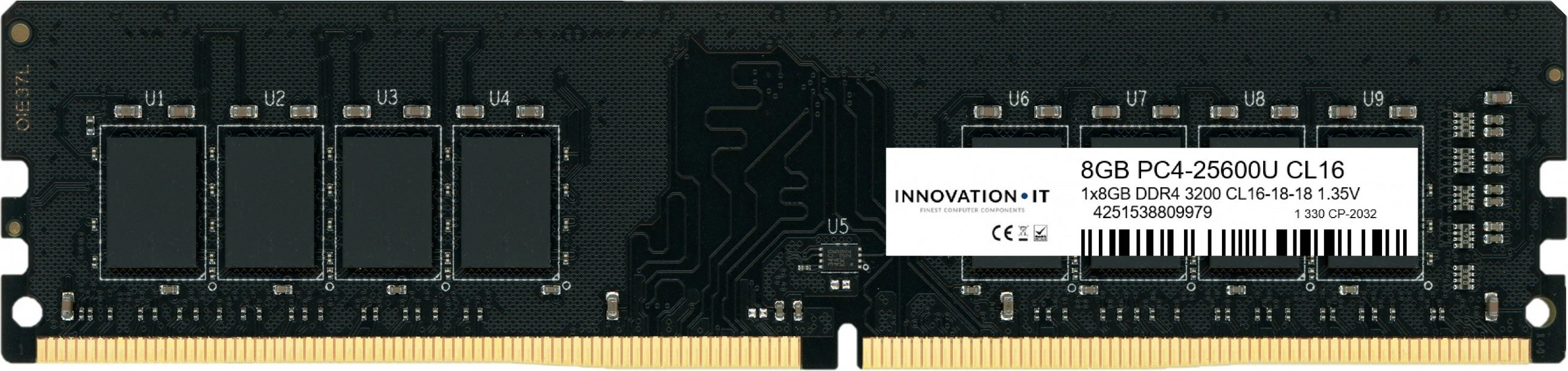 RAM Memorje Innovation IT 3200 8GB CL16-18-18 1.35V LD 8-Chip