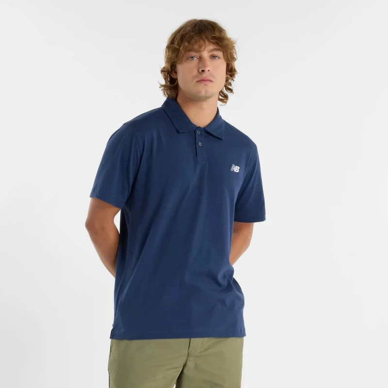 Maicë polo për meshkuj New Balance, navy blue