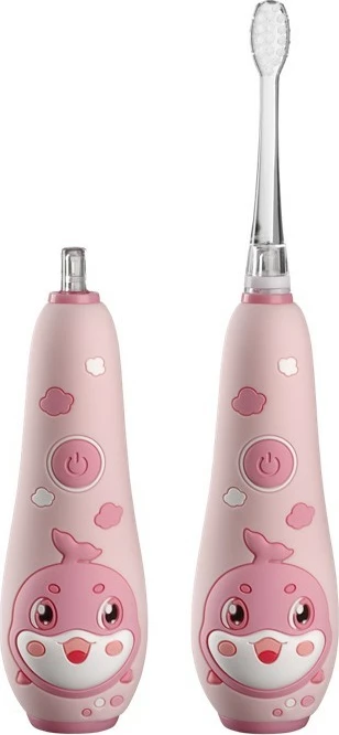 Furçë dhëmbësh elektrike Concept Baby KIDO SMILE ZK3010, sonike, për fëmijë 1-5 vjeç, Rozë, set me 4 koka