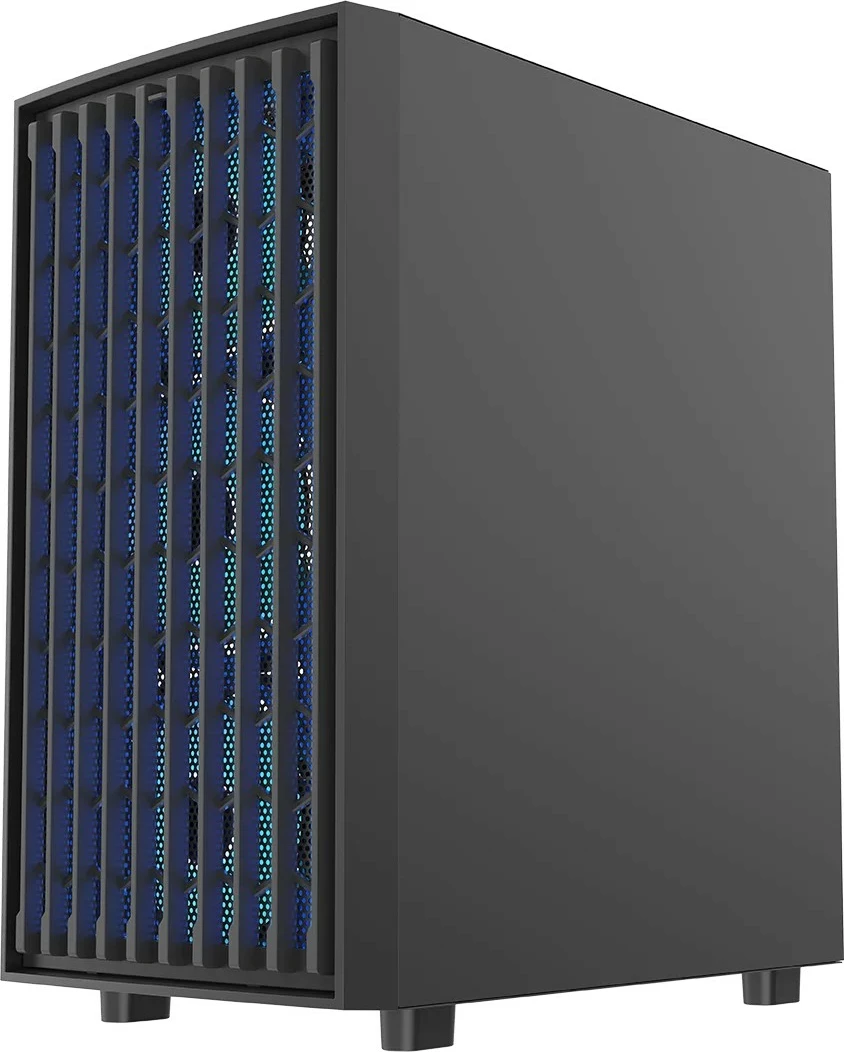 Kasë MODECOM Breeze ARGB FLOW Midi, ATX, xham i temperuar, e zezë