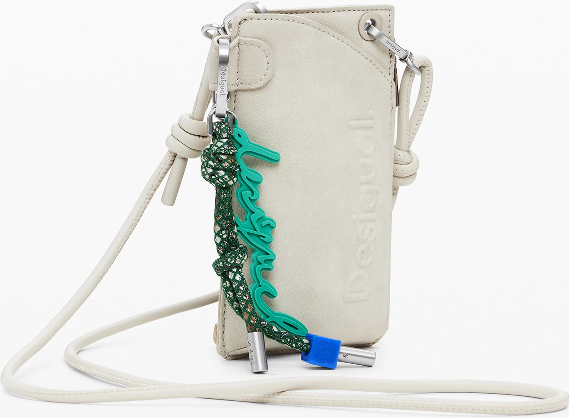 Portofol për femra DESIGUAL Half Logo Milton, beige