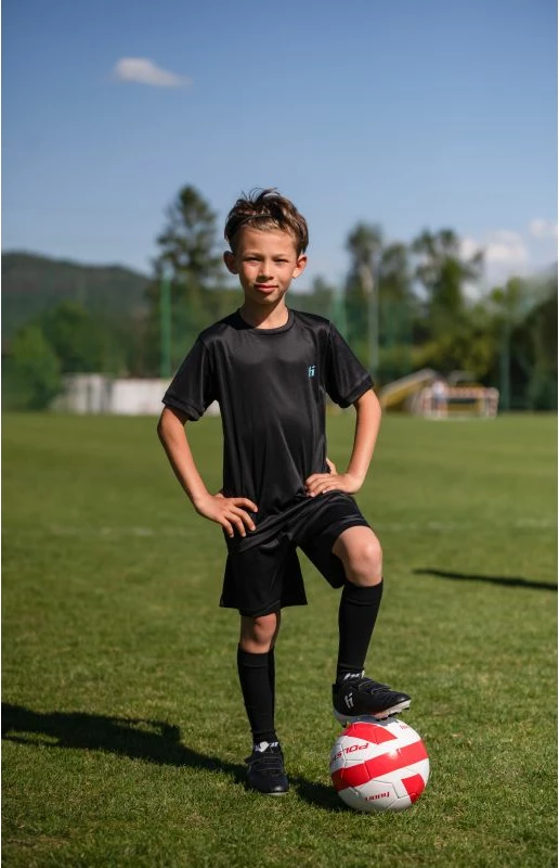 Çorape futbolli për fëmijë Huari, të zeza