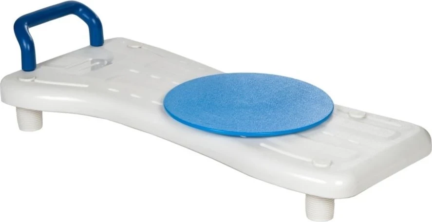 Karrige për banjo REHA FUND, me disk rrotullues, e bardhë