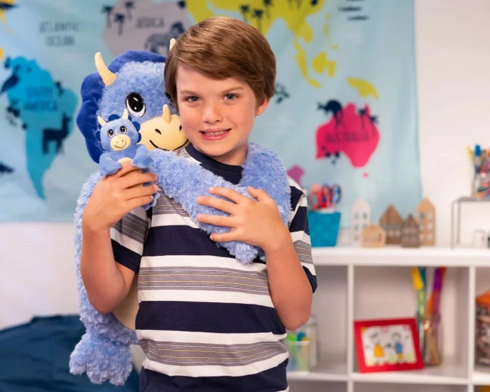 Lodër pelushi Epee Tulinki, mace, 60 cm, e zezë dhe e bardhë