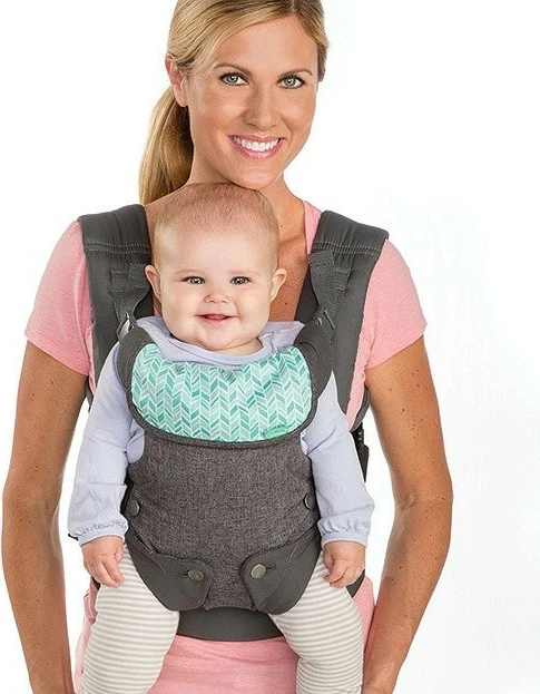 Mbajtës fëmijësh B-kids Infantino 4-në-1, 1505204N, Gri/Gjelbër