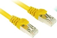 Kabllo rrjeti Sharkoon CAT6 S/FTP 0.5m, e verdhë