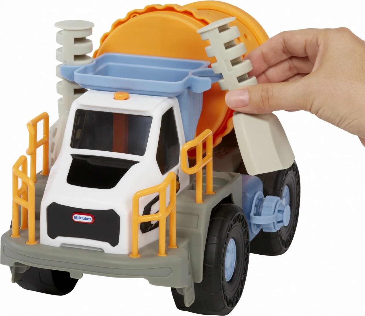 Set kamion minierash Little Tikes Mining Truck Big Adventures, plastikë, 27 cm, azure/gri/portokalli/e bardhë