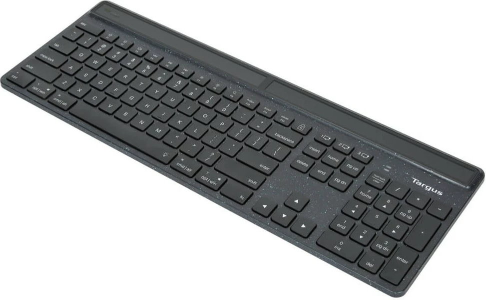 Tastierë Targus EcoSmart, Bluetooth 5.0, QWERTY Nordik, LED, e zezë