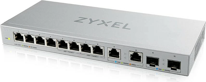 Switch Zyxel XGS1010-12-ZZ0102F, Unmanaged, Gigabit Ethernet (10/100/1000), Full duplex
