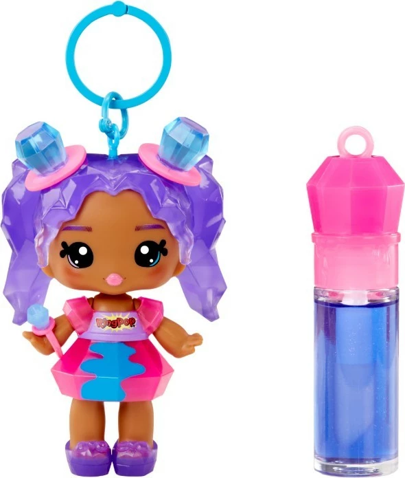 Set lodër kukull Yummiland Ruthie Pop me lip gloss dhe brelok, për vajza