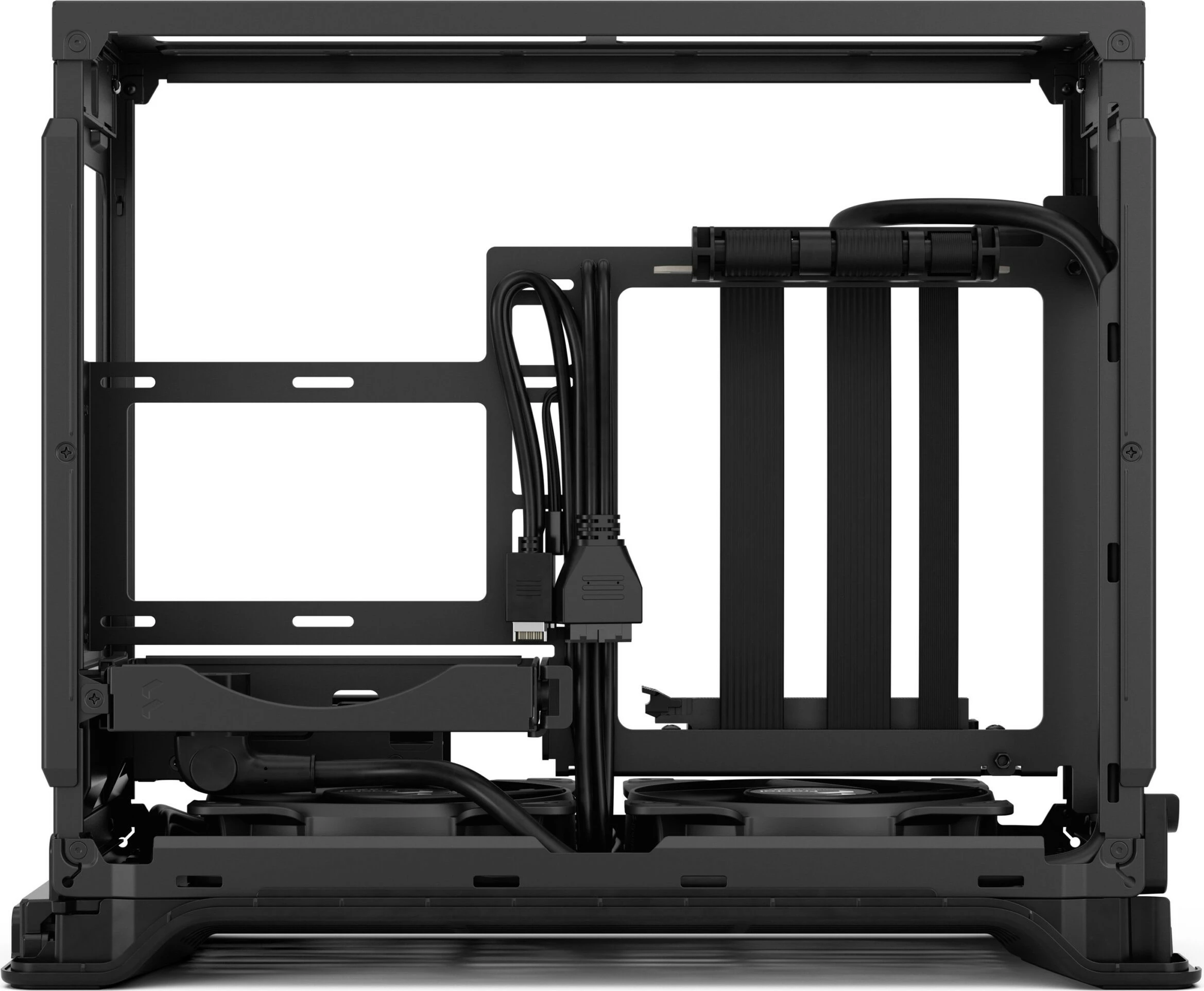 Kasë Fractal Design Era 2, Mini Tower, Silver