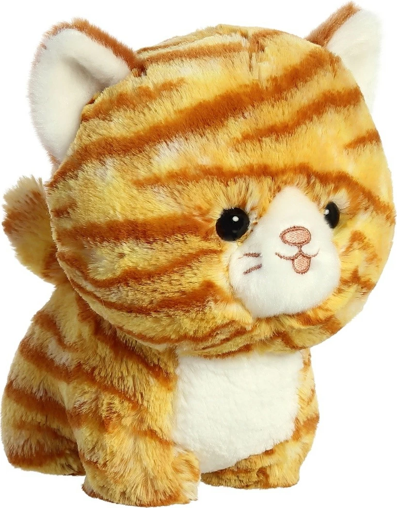 Lodër pelushi Daffi Teddy Pets, mace tabby portokalli, 19 cm