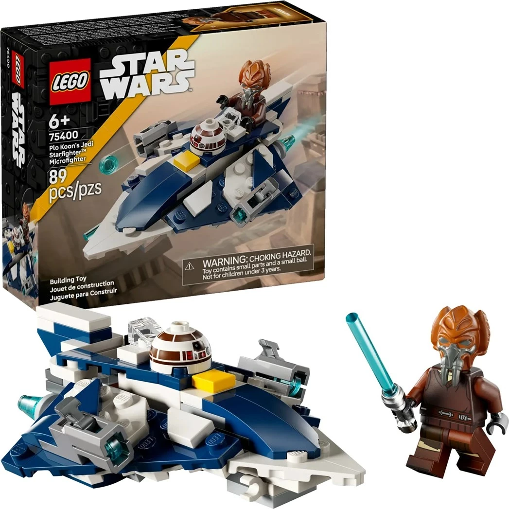 Set LEGO Star Wars 75400 Plo Koon's Jedi Starfighter Microfighter, 89 pjesë