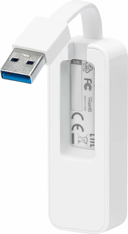 Adapter rrjeti TP-LINK UE300 USB 3.0 në Gigabit Ethernet, i bardhë