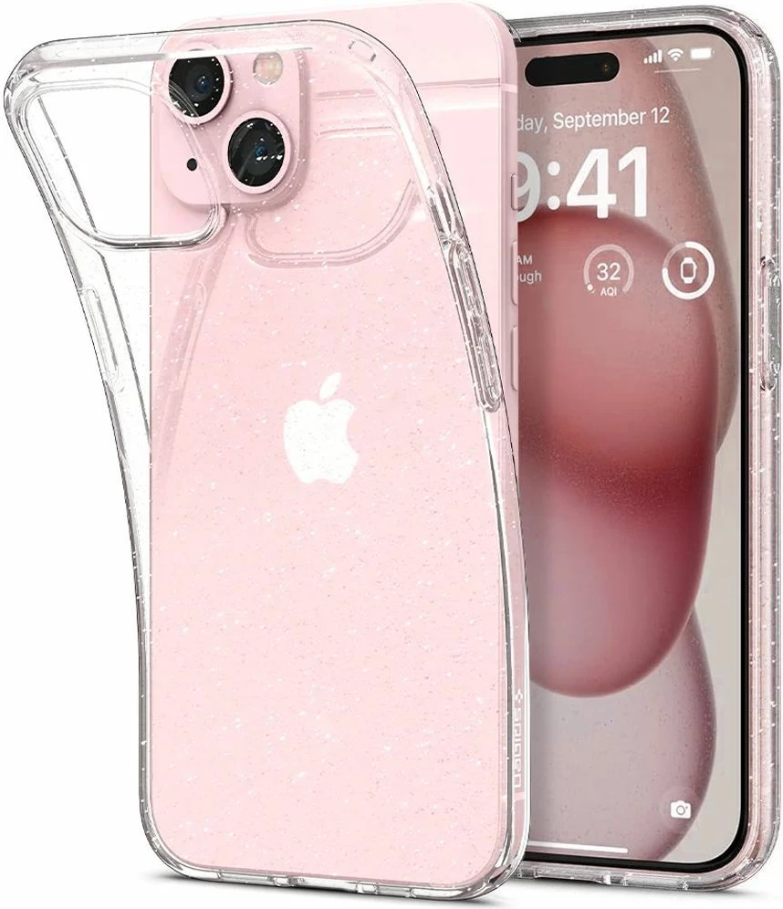 Mbështjellës Spigen Liquid Crystal për iPhone 14 Plus, Glitter Transparent, 21177-0
