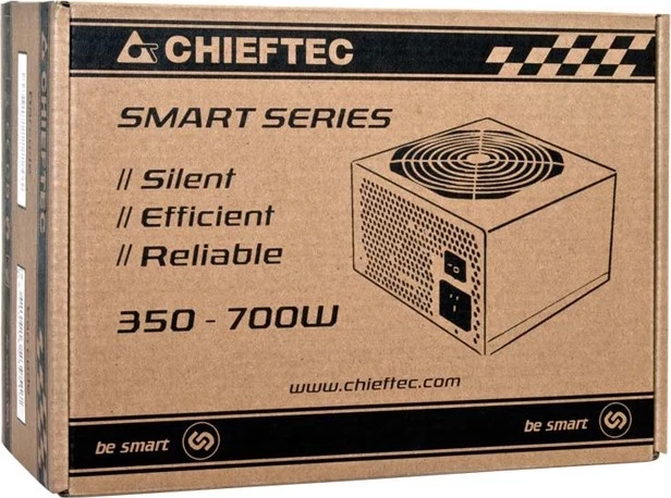 Pajisje ushqyese Chieftec GPS-500A8, 500 W, 20+4 pin ATX, e zezë