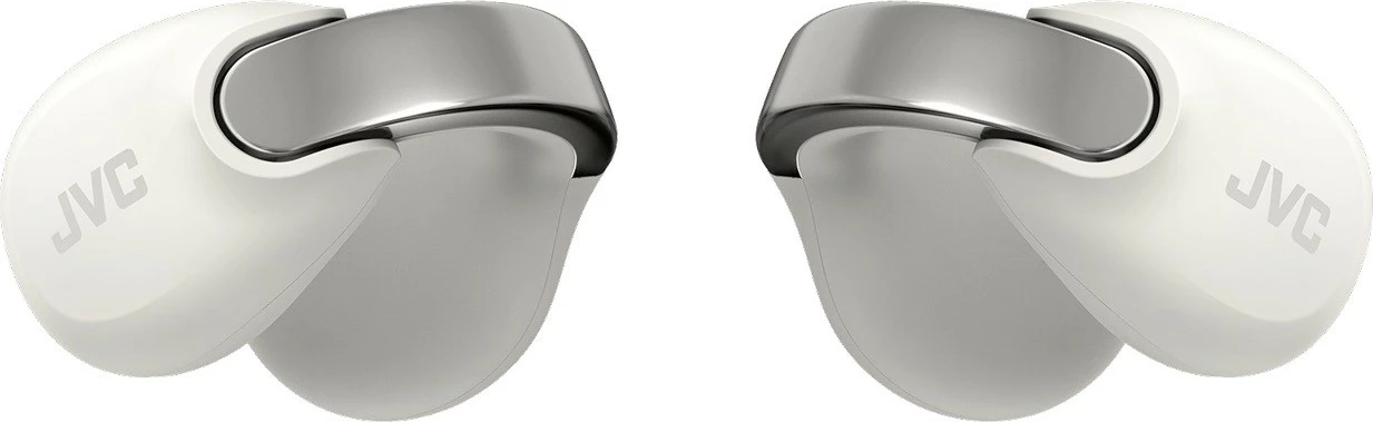 Kufje pa tela, JVC, HA-NP1T (HA-NP1TWU), Bluetooth 5.3, mikrofon, 8h + 24h me kuti, USB-C, e bardhë
