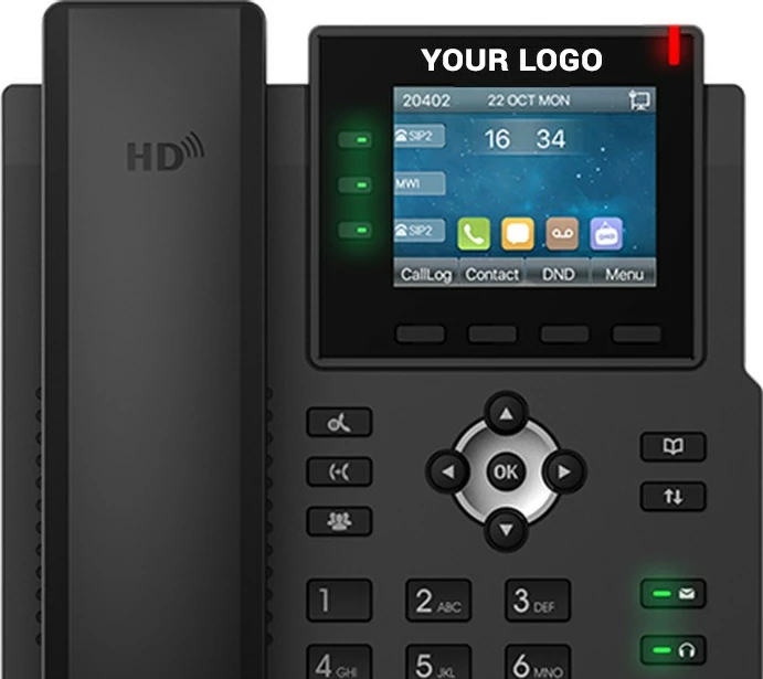 Telefon IP Fanvil X3U, 6 linja, i zi