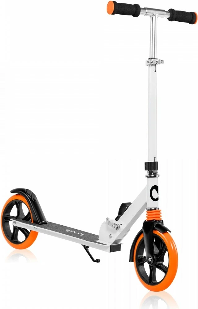 Trotinet Lionelo Luca 51334, për fëmijë dhe të rritur, Bardhë/Portokalli
