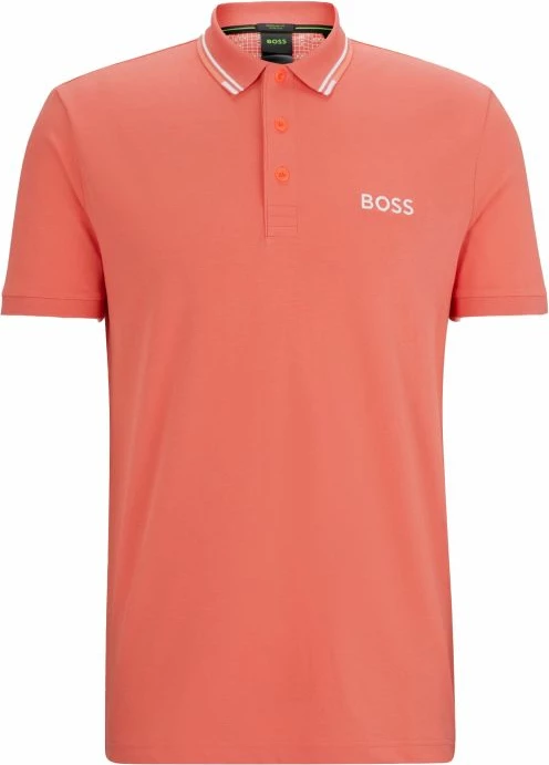 Maicë polo Boss për meshkuj, e kuqe