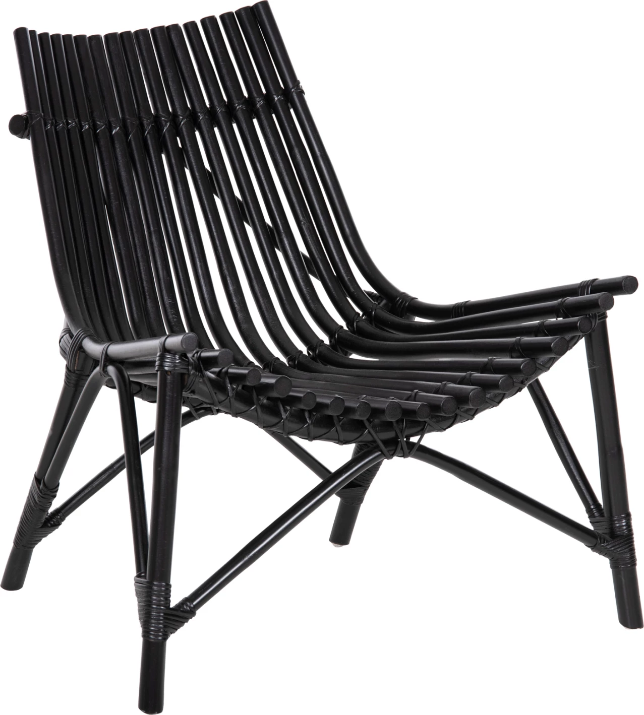 Karrige për jashtë CELLION FH9812.02, ngjyrë e zezë, 76x72x83H cm