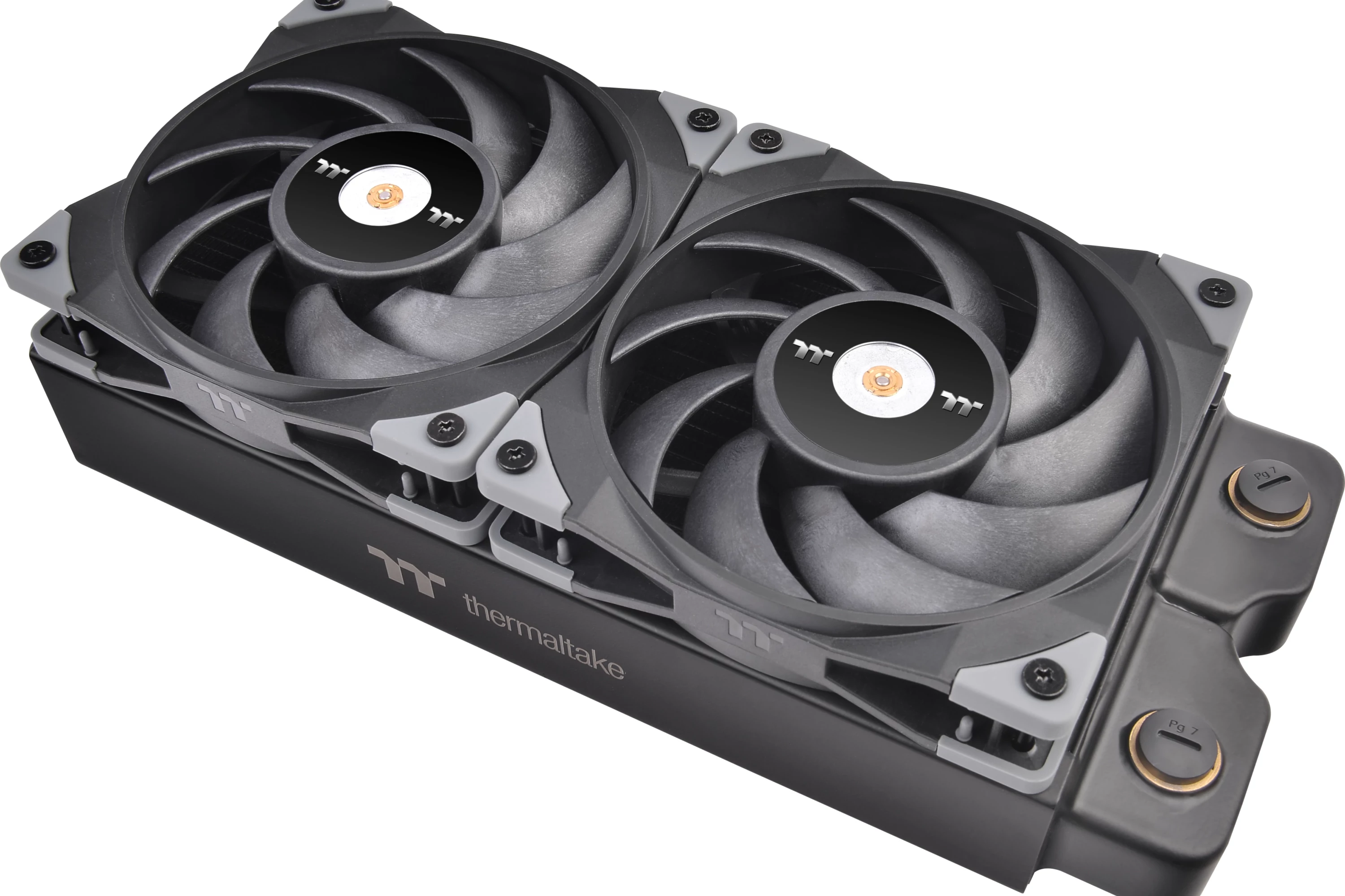 Ventilator kompjuteri Thermaltake TOUGHFAN 12, 2 copë, 12 cm, PWM, i zi