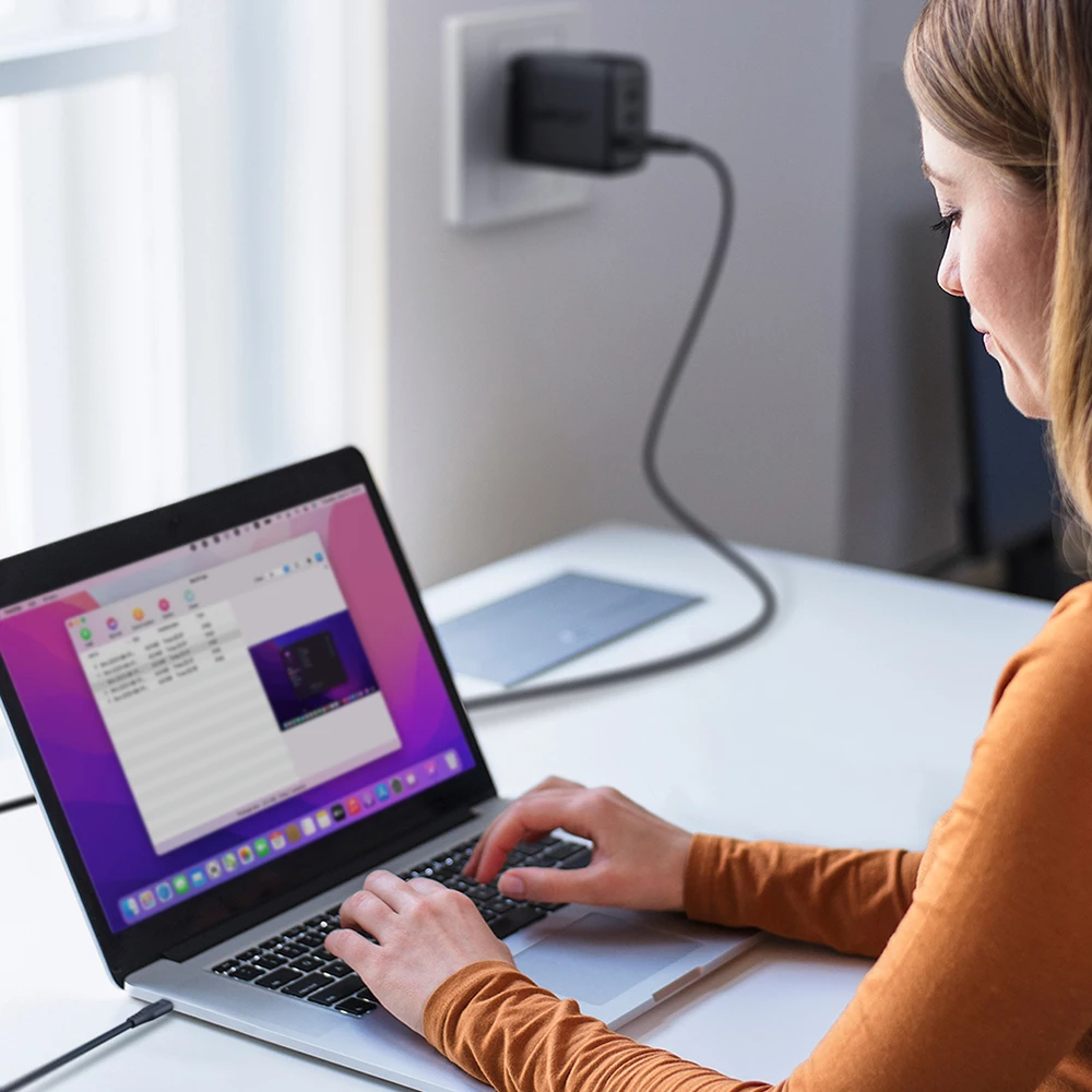 Kabllo USB Acefast C3-04, 1.2m, 3A, e bardhë