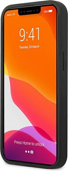 Mbështjellës Karl Lagerfeld KLHCP13SPKMP për iPhone 13 mini, hardcase, lëkurë, rozë