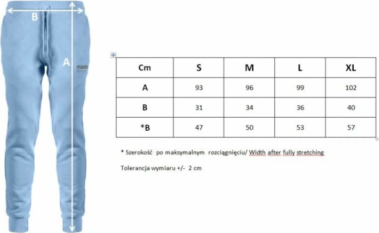 Pantallona femra Masters, blu