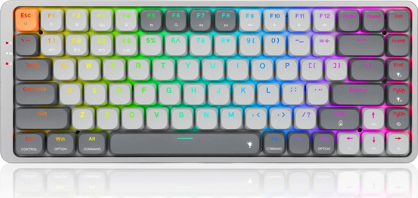 Tastierë për lojëra Redragon AZURE K652GG-RGB-PRO, me ngjyra RGB