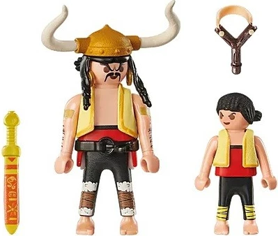 Set lodrash Playmobil Asterix 71545 Cebullanka me Grzanka dhe Pepe, 8 pjesë